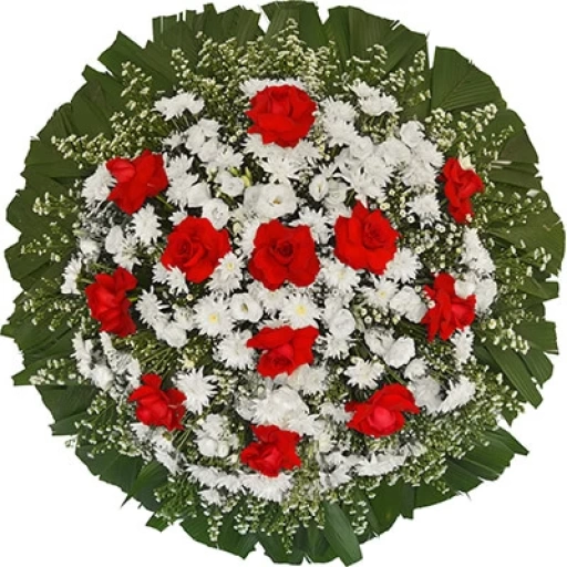 COROA DE FLORES NATURAIS 01